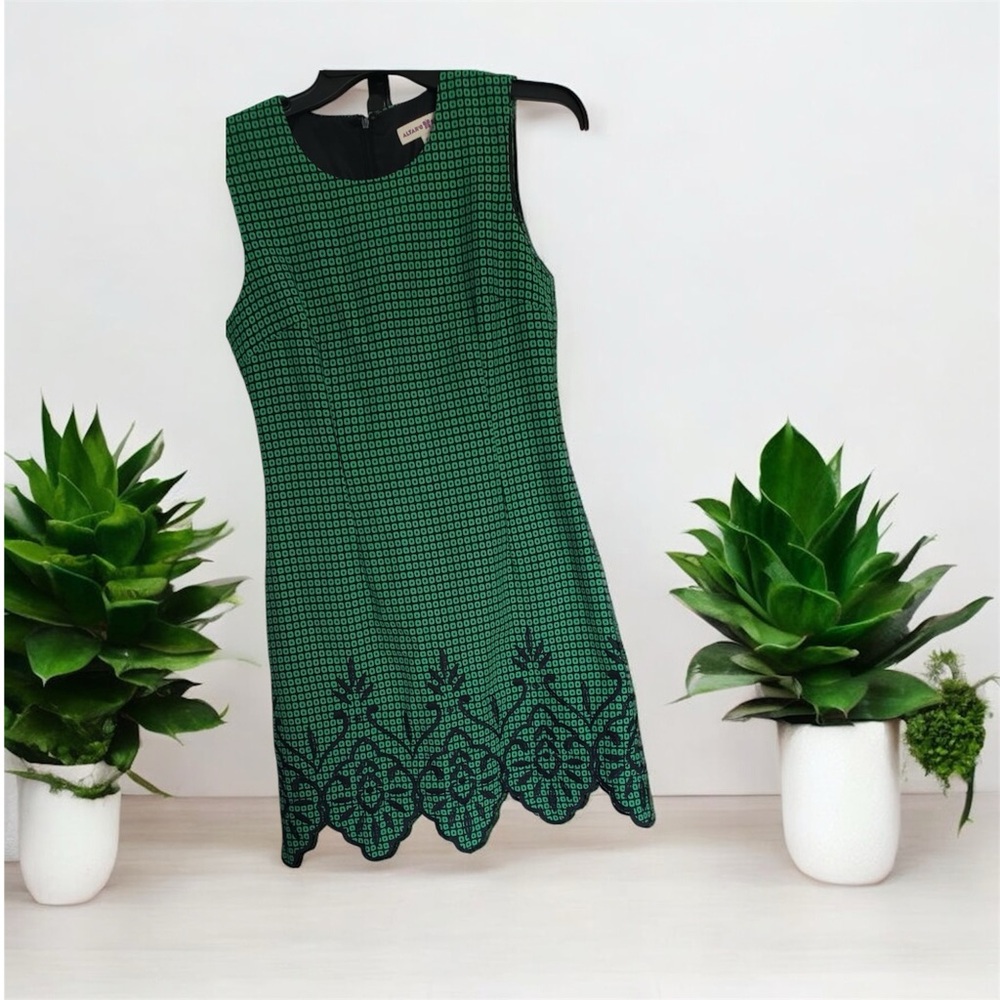 Altar'd State Green Ribbed Sheath Mini Dress